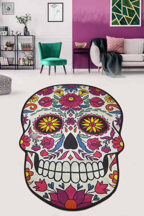 Mijölnir Skull Djt Alfombrilla de baño Multicolor 80 x 120 cm Mijölnir Skull Djt Alfombrilla de baño Multicolor 80 x 120 cm